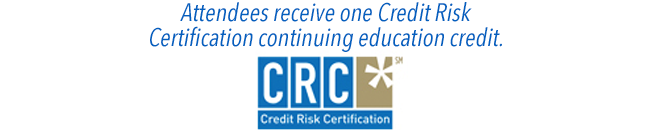 Attendees receive one Credit Risk Certification continuing education credit.