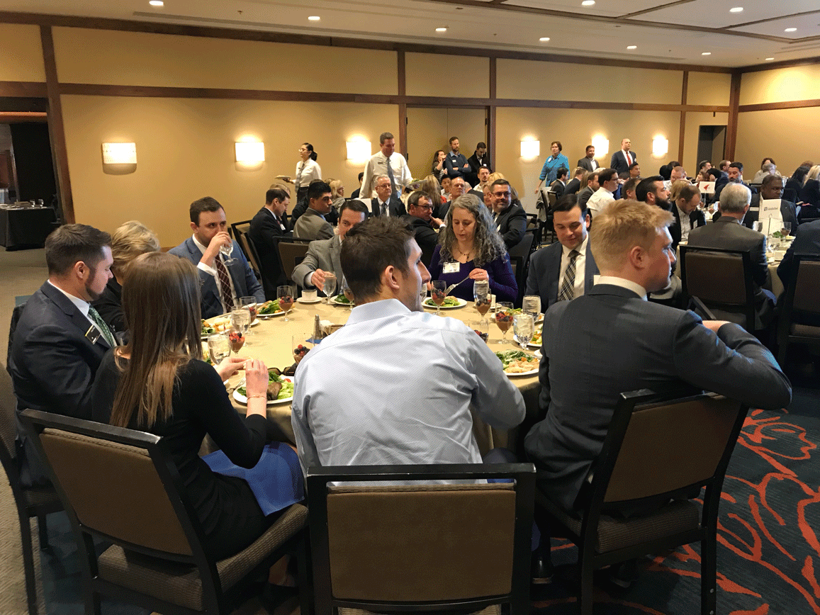 People having lunch