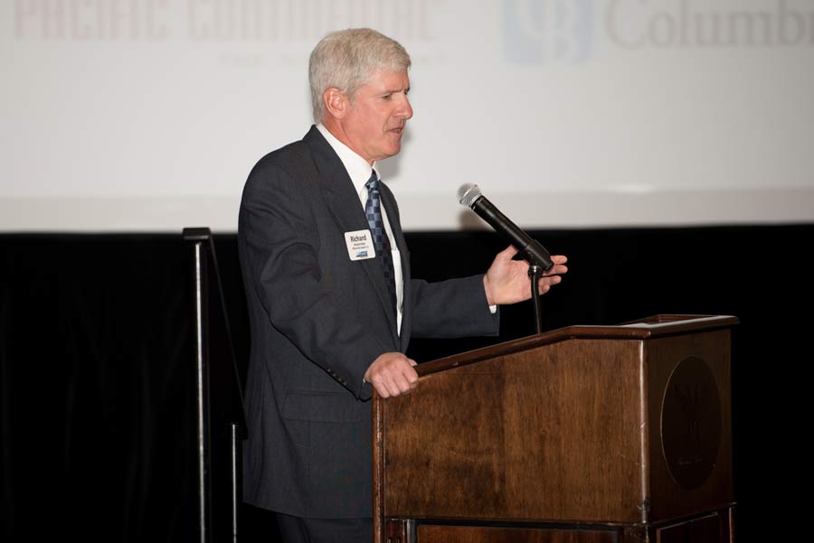 Man giving speech