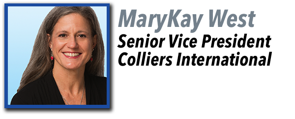 MaryKay West, Senior Vice President at Colliers International.